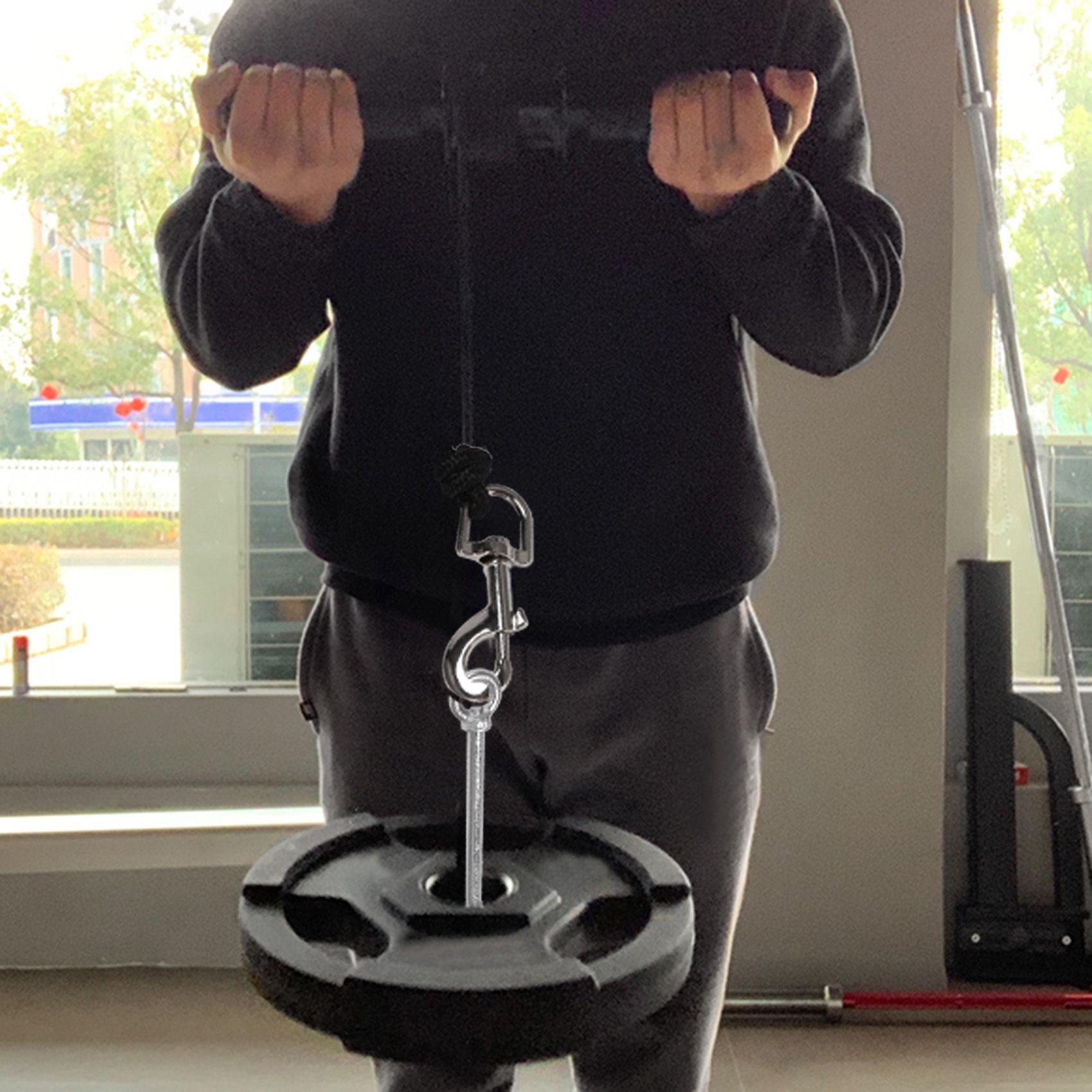 Wrist Roller Forearm - Rodillo ejercitador de muñeca, entrenador de