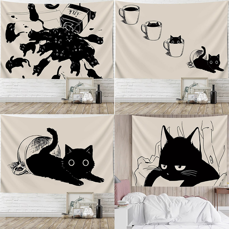 Home Gym Decor - Paño colgante estilo Ins, bonito tapiz