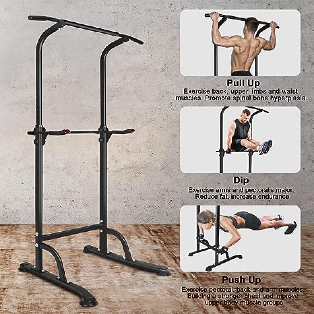 Home Gym Pull Up Bar - Barra de dominadas y estación de