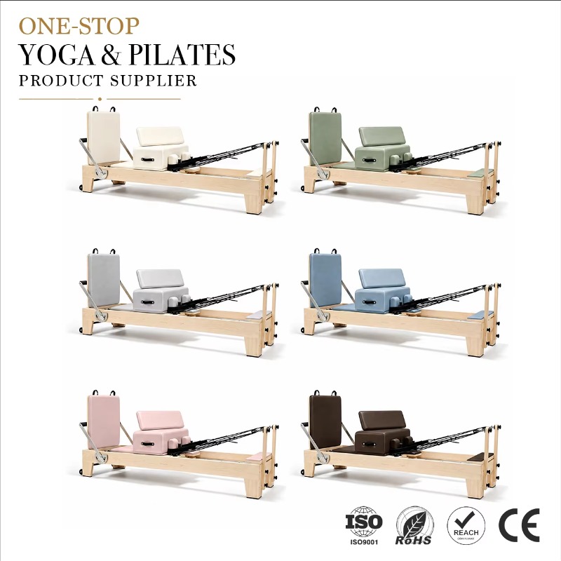 Home Gym Pilates - Máquina de Pilates Reformer de madera