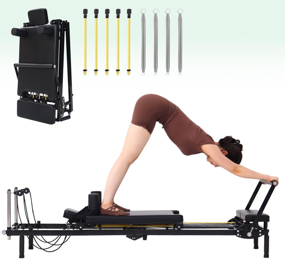 Home Gym Pilates - Máquina de Pilates plegable, resistencia 2