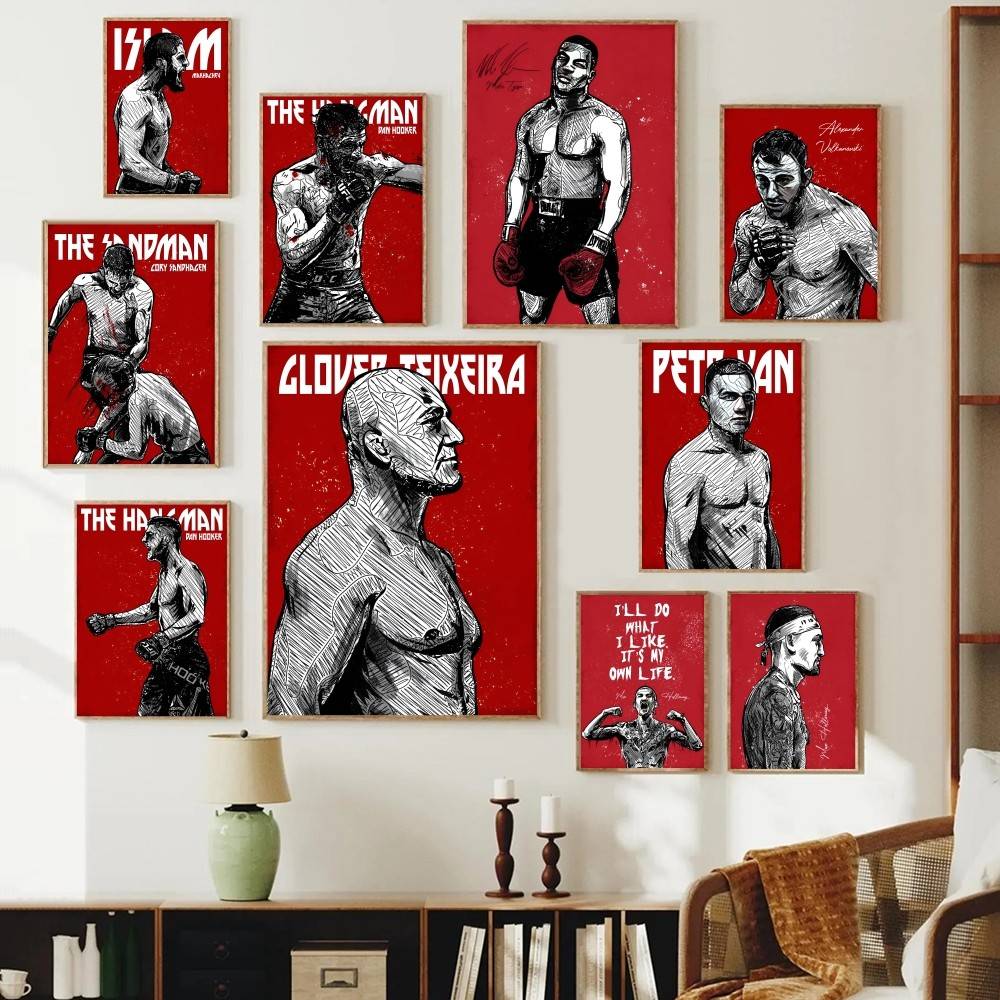 Home Gym In Garage - Póster de Papel de Atleta de