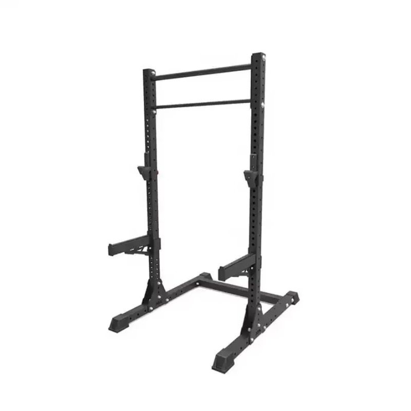 Home Gym Half Rack - Rack de Sentadillas Ajustable de Acero