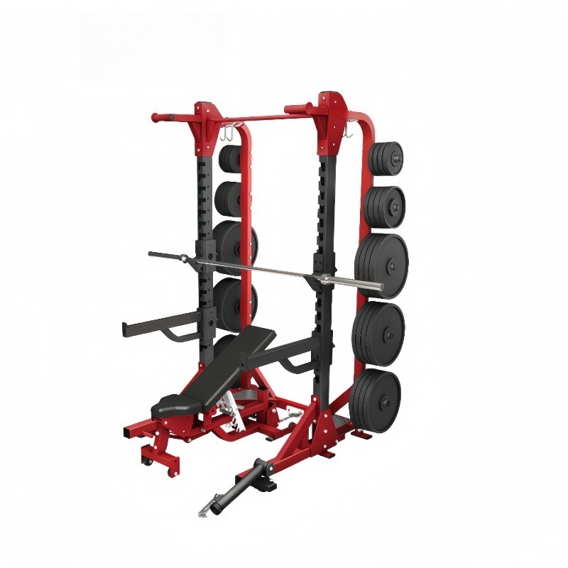 Home Gym Half Rack - Equipo de Gimnasio Comercial Completo para