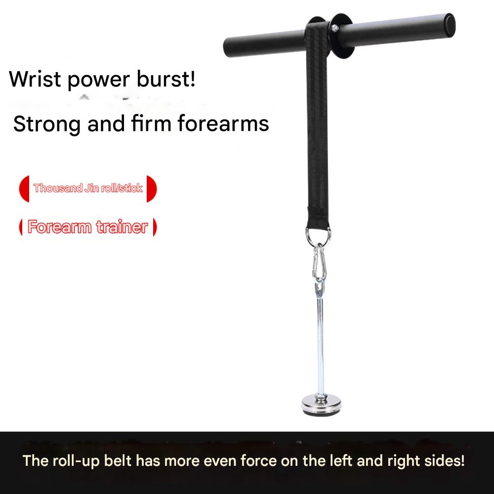 Wrist Roller Forearm - Rodillo de muñeca portátil profesional, entrenador