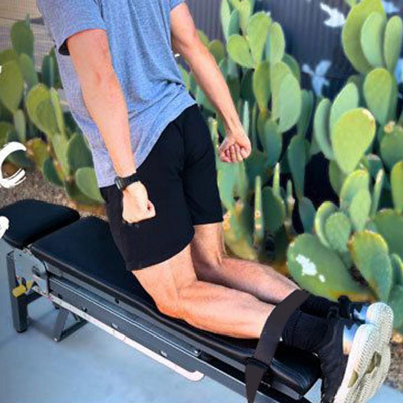 Home Gym Hamstring Exercises - Correa de tobillo rizada para isquiotibiales,