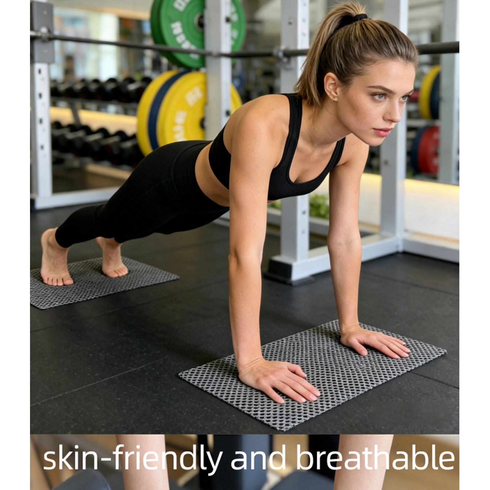 Home Gym Pilates - Juego de 2 Alfombrillas Antideslizantes para