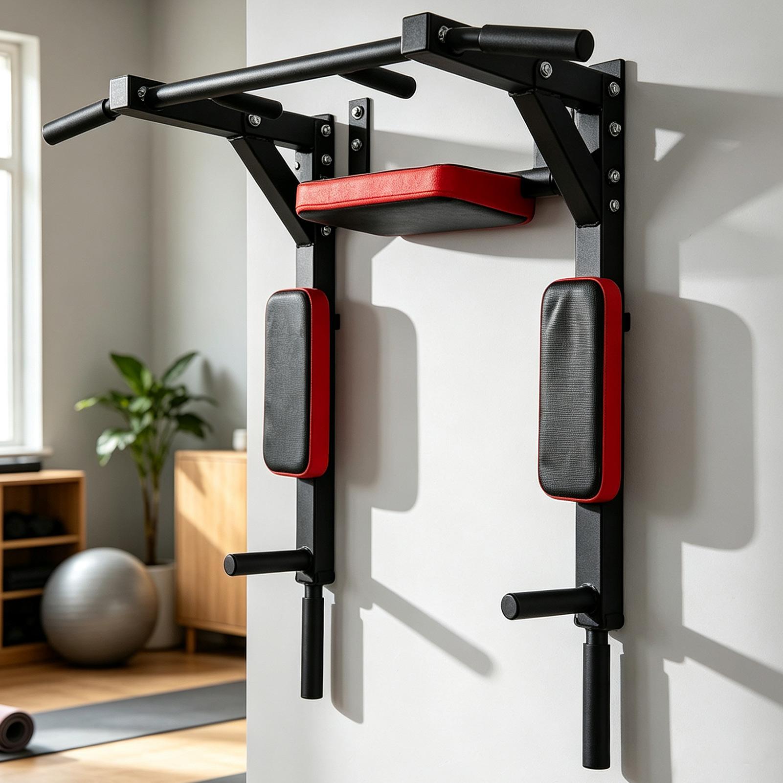 Home Gym Pull Up Bar - Barra de dominadas montada en la