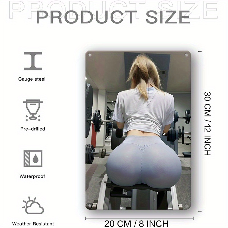 Elegante Letrero Metálico Insp - Home Gym Decor reseña y precio