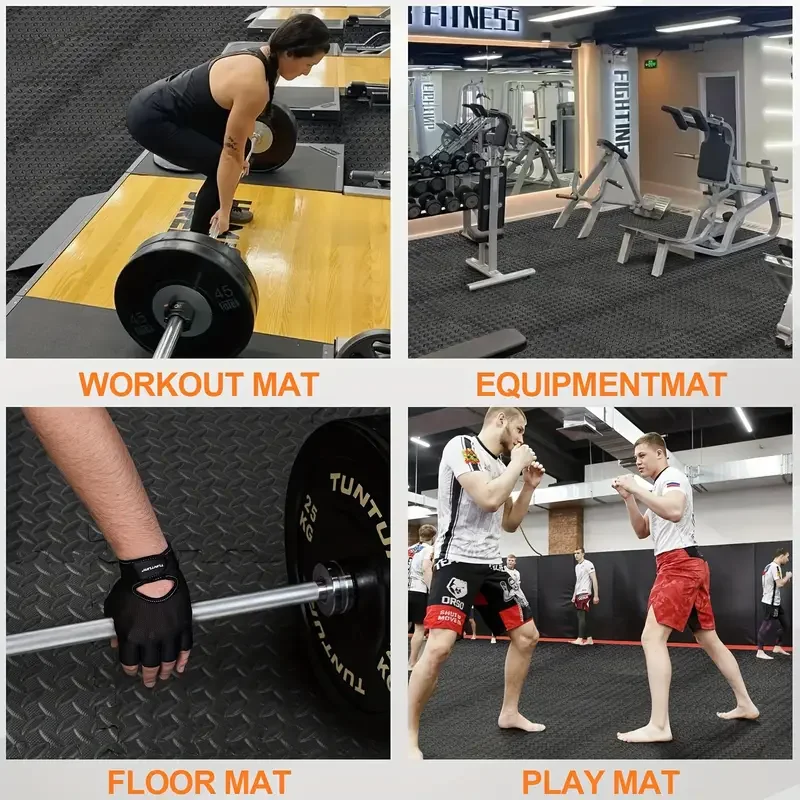 8/16 Piezas de Tapetes de Gimn - Home Gym In Garage reseña y precio
