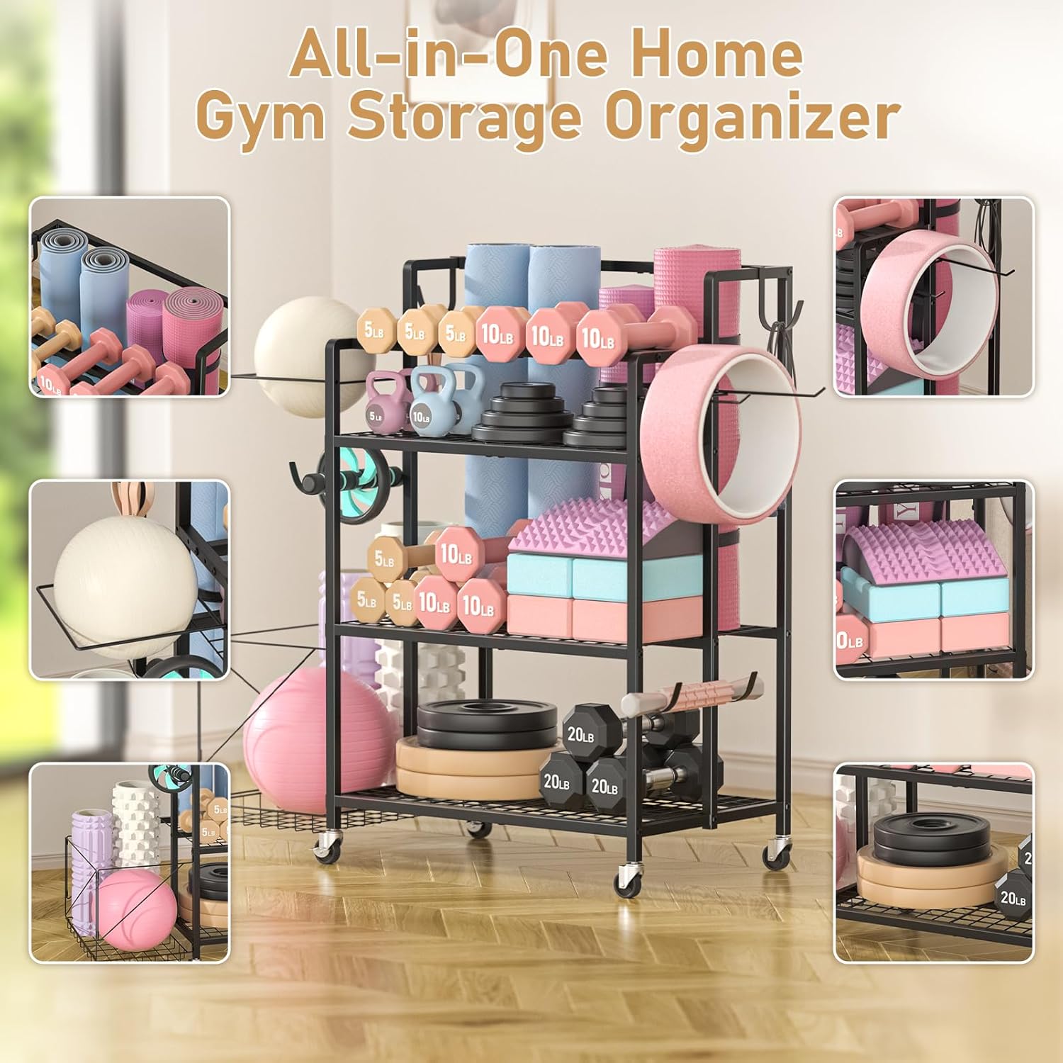 Almacenamiento para Gimnasio e - Home Gym Dumbbells reseña y precio