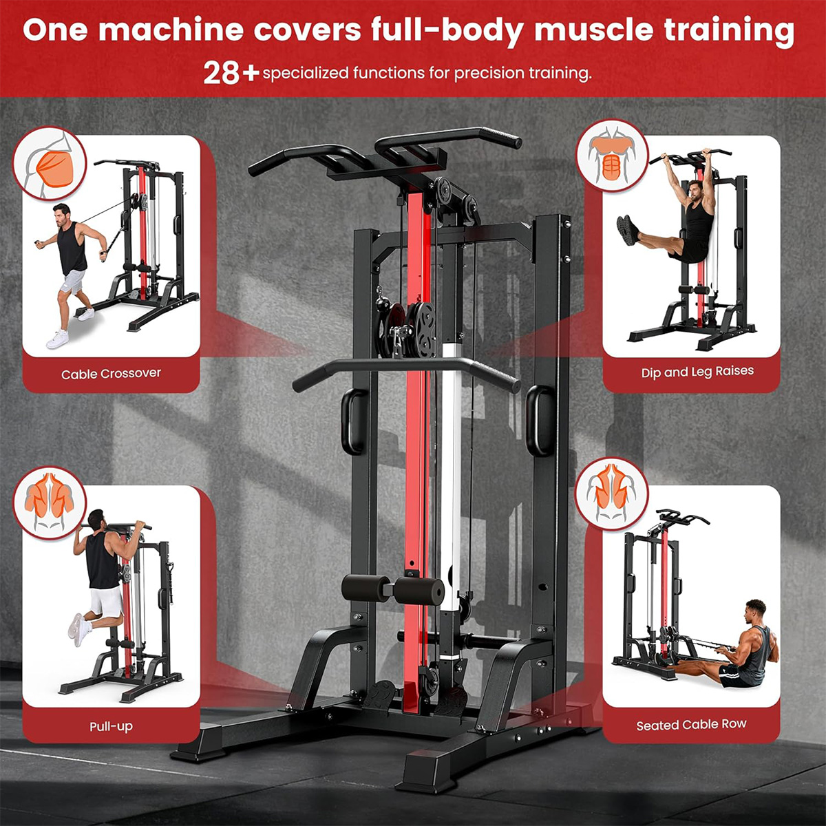 Máquina de Gimnasio Pooboo par - Home Gym Workout reseña y precio