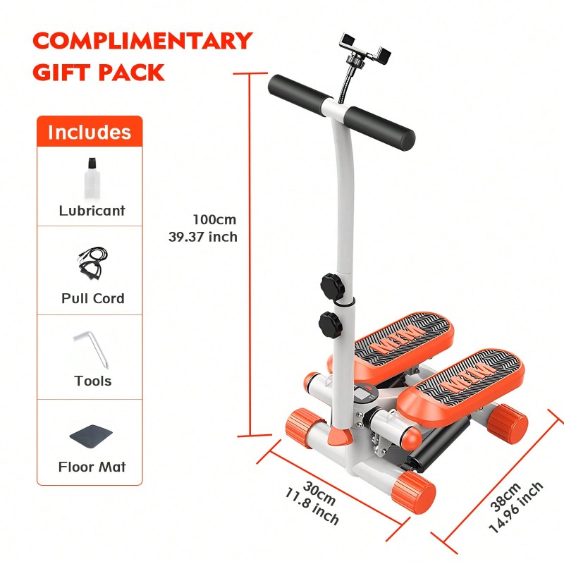 Mini stepper con bandas de res - Home Gym Resistance Machine reseña y precio