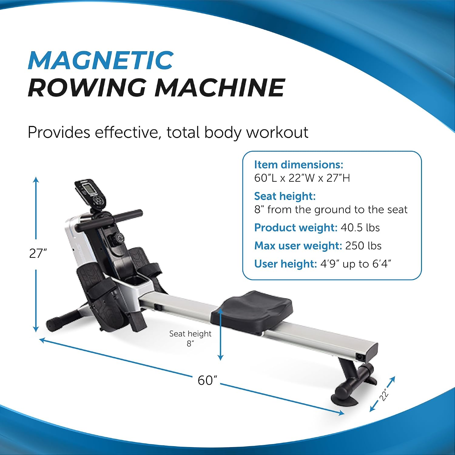Máquina de Remo Magnética - Má - Home Gym Minimalist reseña y precio