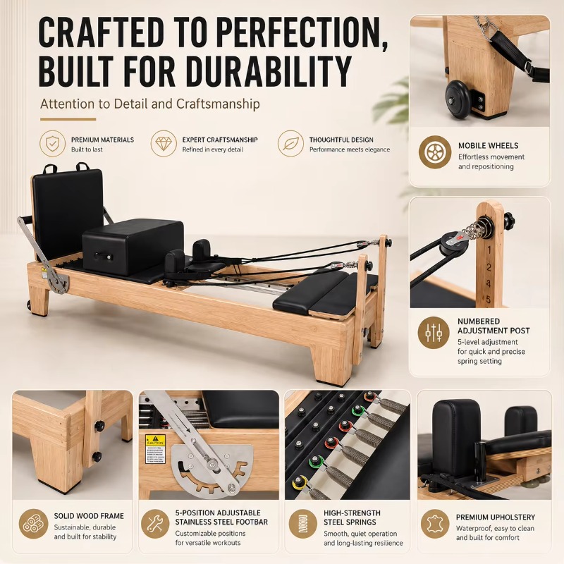 Máquina de Pilates Reformer de - Home Gym Pilates reseña y precio