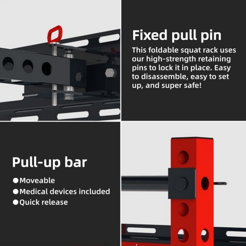 Jaula de potencia ajustable mo - Home Gym Half Rack reseña y precio