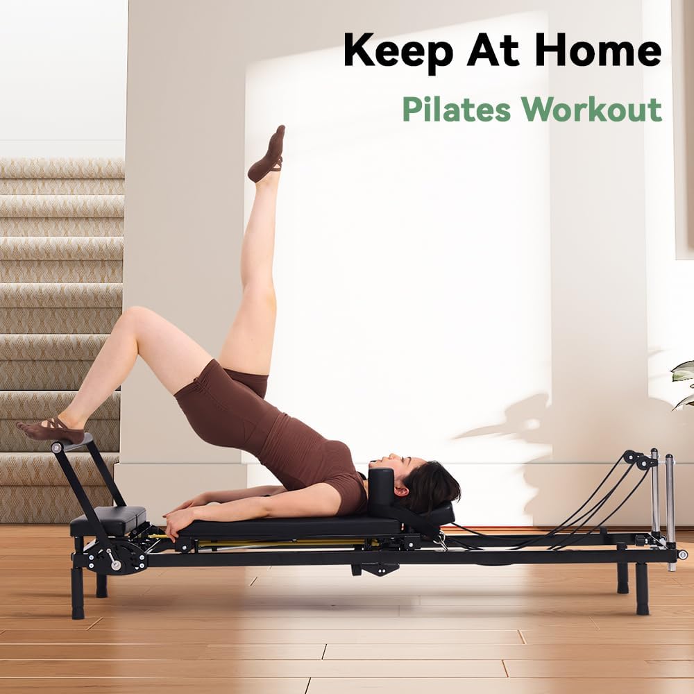 Máquina de Pilates plegable, r - Home Gym Pilates reseña y precio
