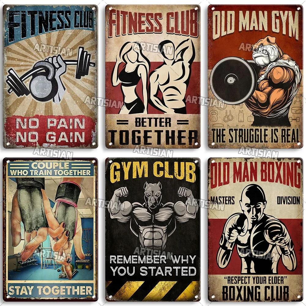 Letrero Metálico Vintage con F - Home Gym Decor reseña y precio