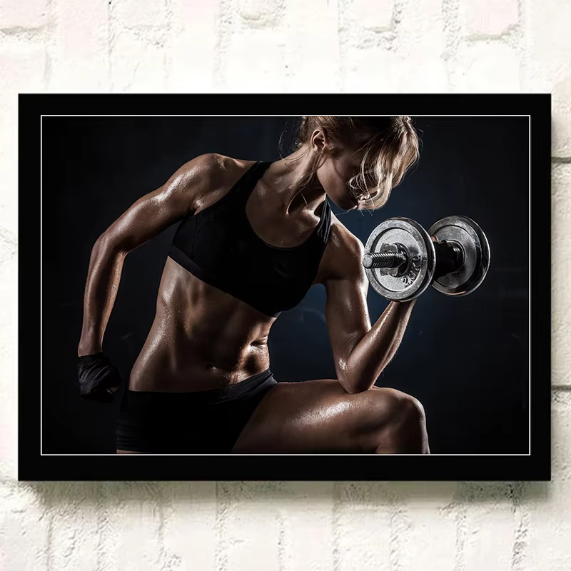 Póster deportivo para Fitness, - Home Gym Japan reseña y precio