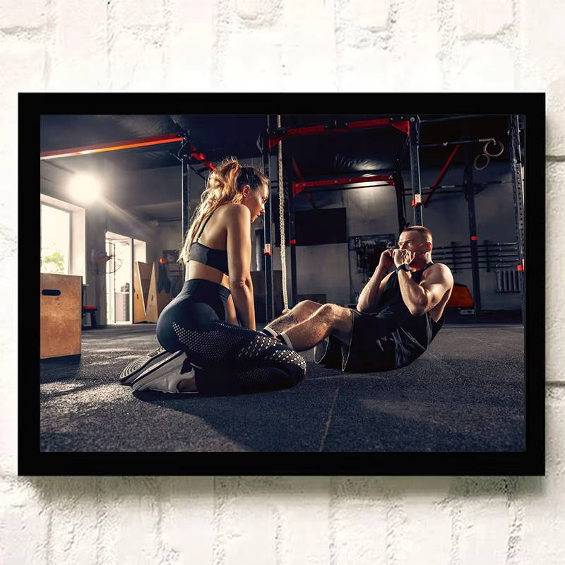 Póster deportivo para Fitness, - Home Gym Japan reseña y precio