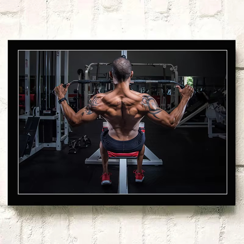 Póster deportivo para Fitness, - Home Gym Japan reseña y precio