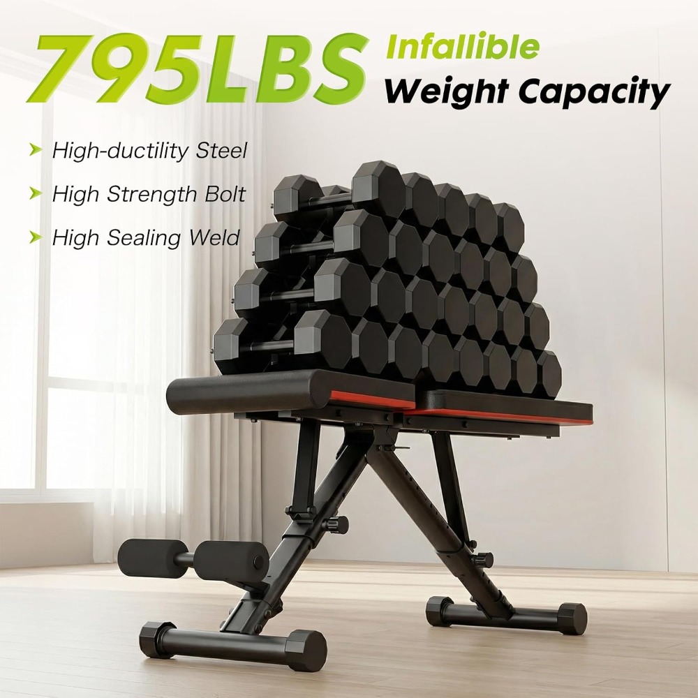 Banco de pesas ajustable para  - Home Gym Dumbbells reseña y precio