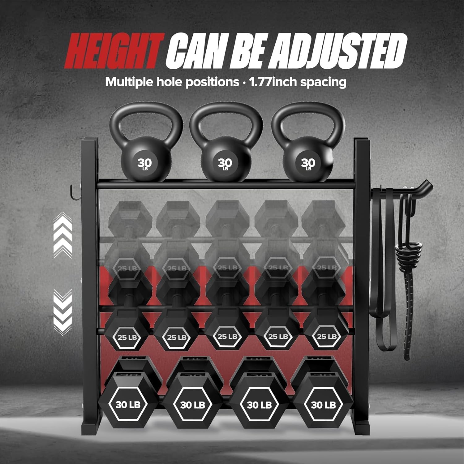 Soporte para Mancuernas de 3 N - Home Gym Dumbbells reseña y precio