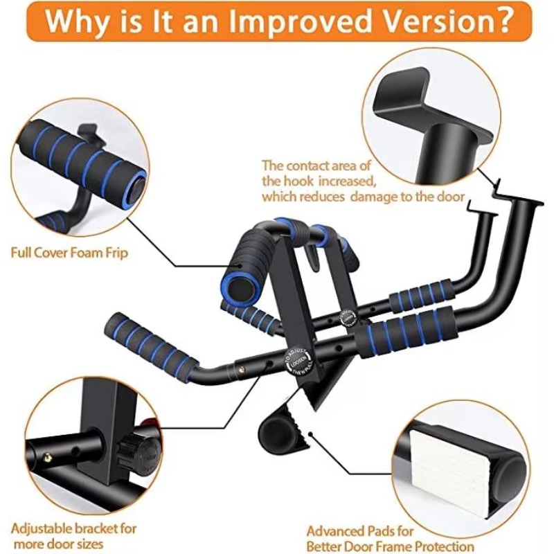 Barra de dominadas para puerta - Home Gym Workout reseña y precio