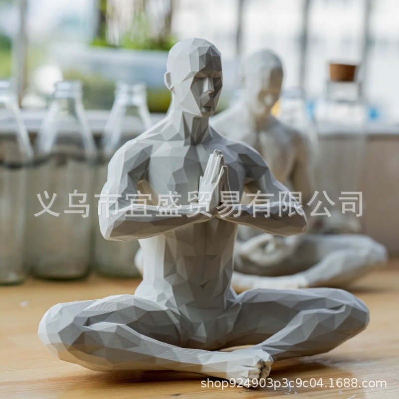 Estatuilla de hombre de Yoga,  - Home Gym Minimalist reseña y precio