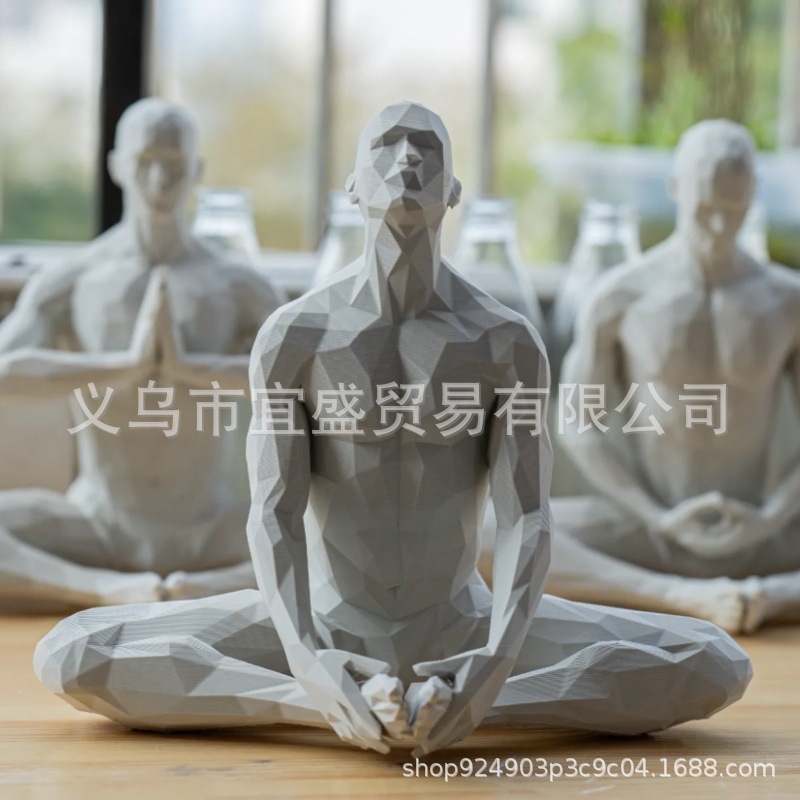Estatuilla de hombre de Yoga,  - Home Gym Minimalist reseña y precio