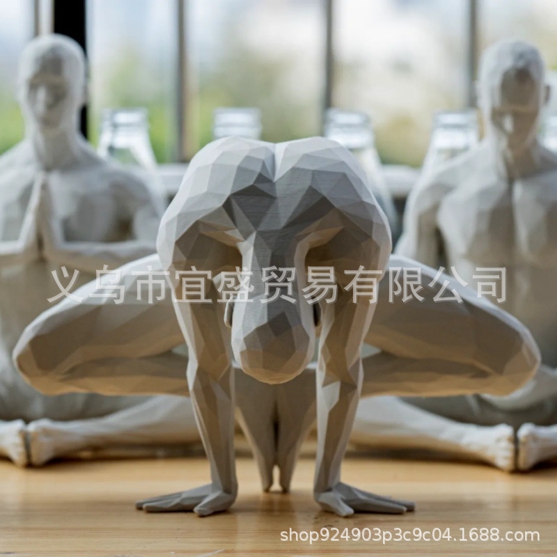 Estatuilla de hombre de Yoga,  - Home Gym Minimalist reseña y precio