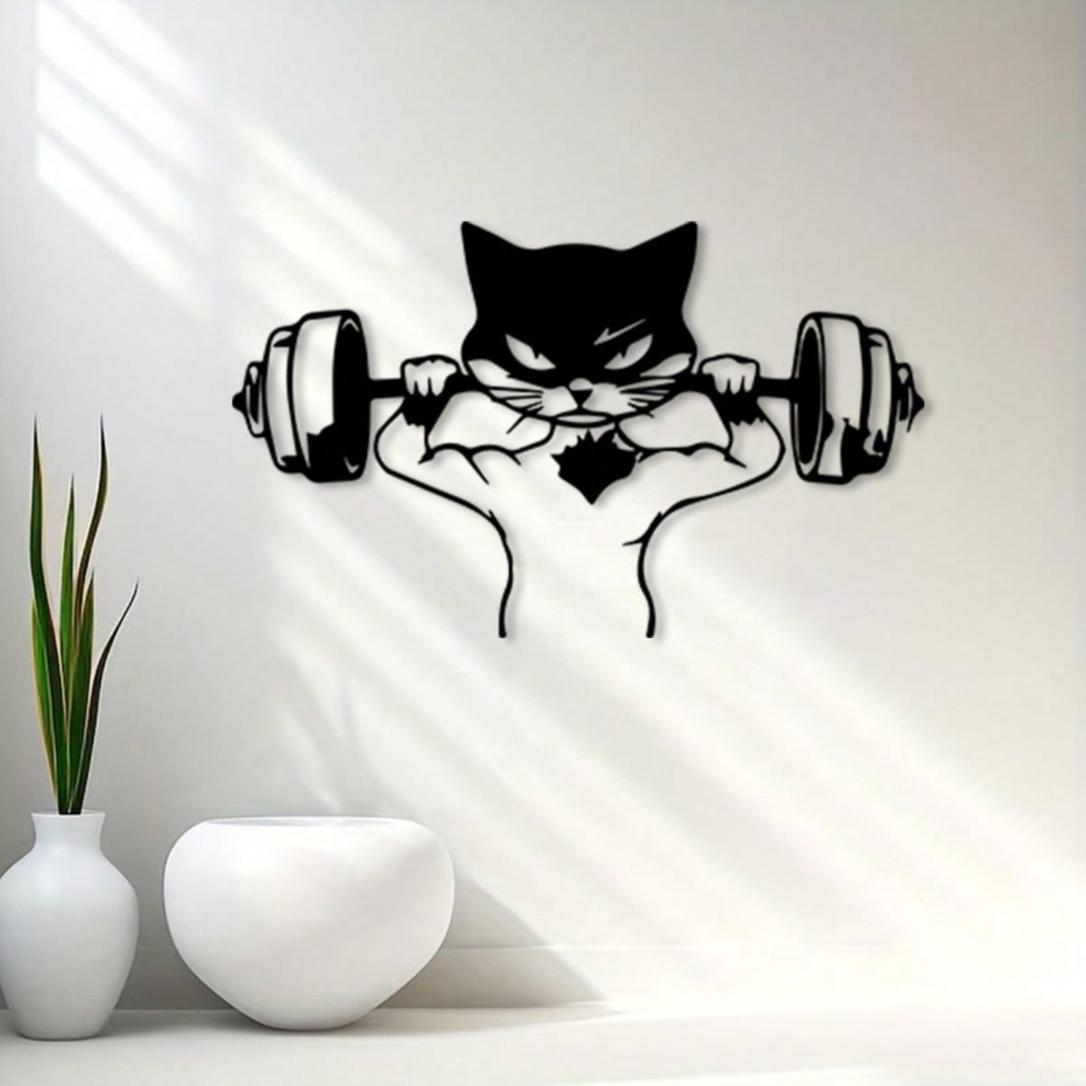 CIFbuy Escultura de metal retr - Home Gym Decor reseña y precio