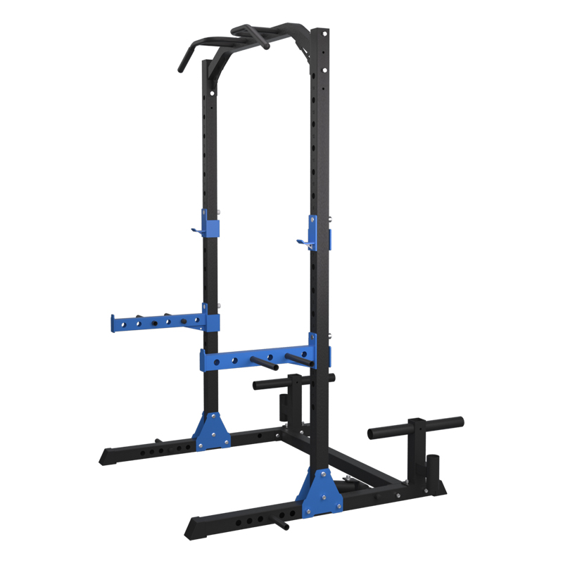 Half Power Rack con brazos de  - Home Gym Half Rack reseña y precio