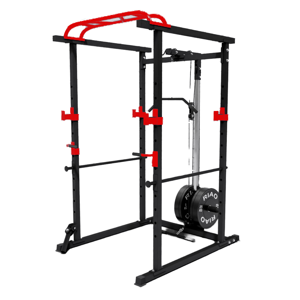 Jaula eléctrica de acero multi - Home Gym Half Rack reseña y precio