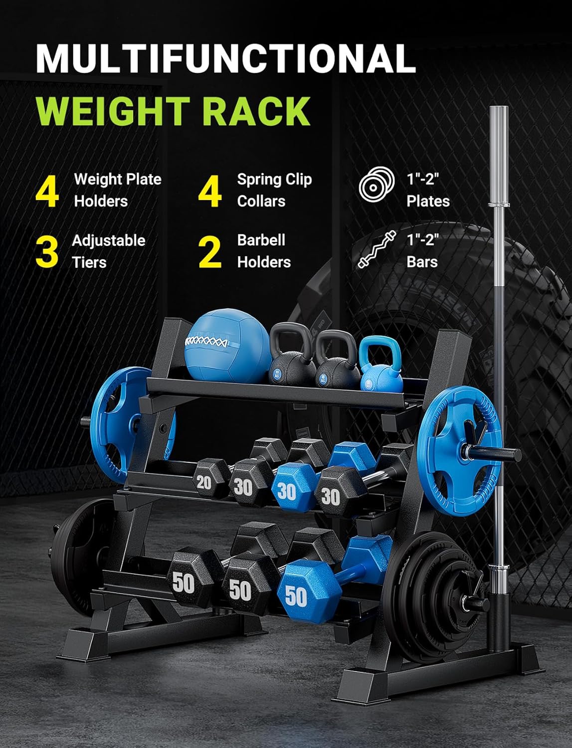 Rack para Mancuernas de 3 Nive - Home Gym Dumbbells reseña y precio