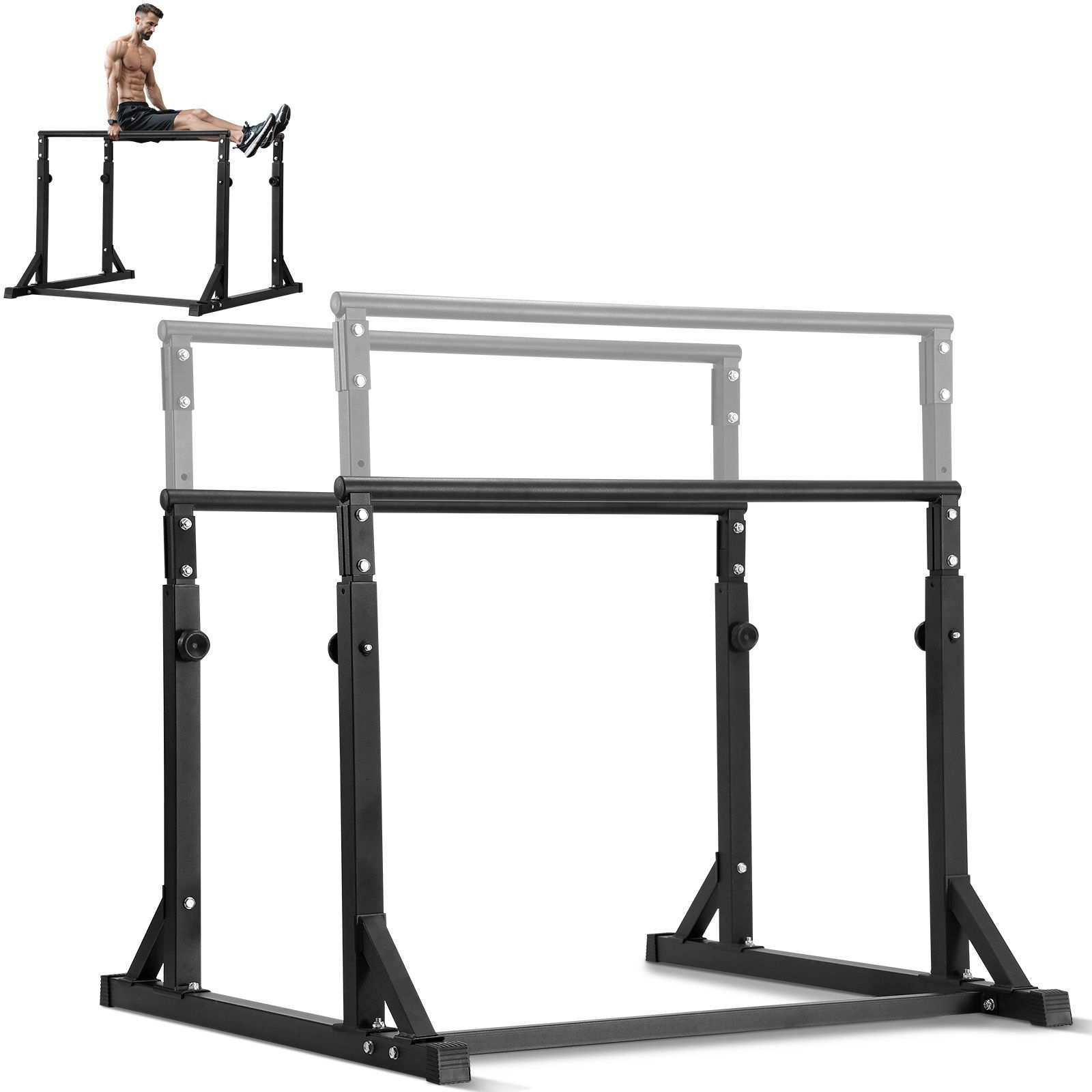Barra de flexiones, capacidad  - Dip Station Parallel reseña y precio
