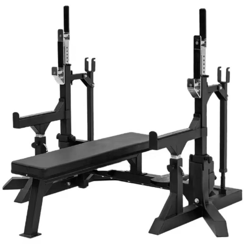 Banco de pesas plano multifunc - Home Gym Half Rack reseña y precio