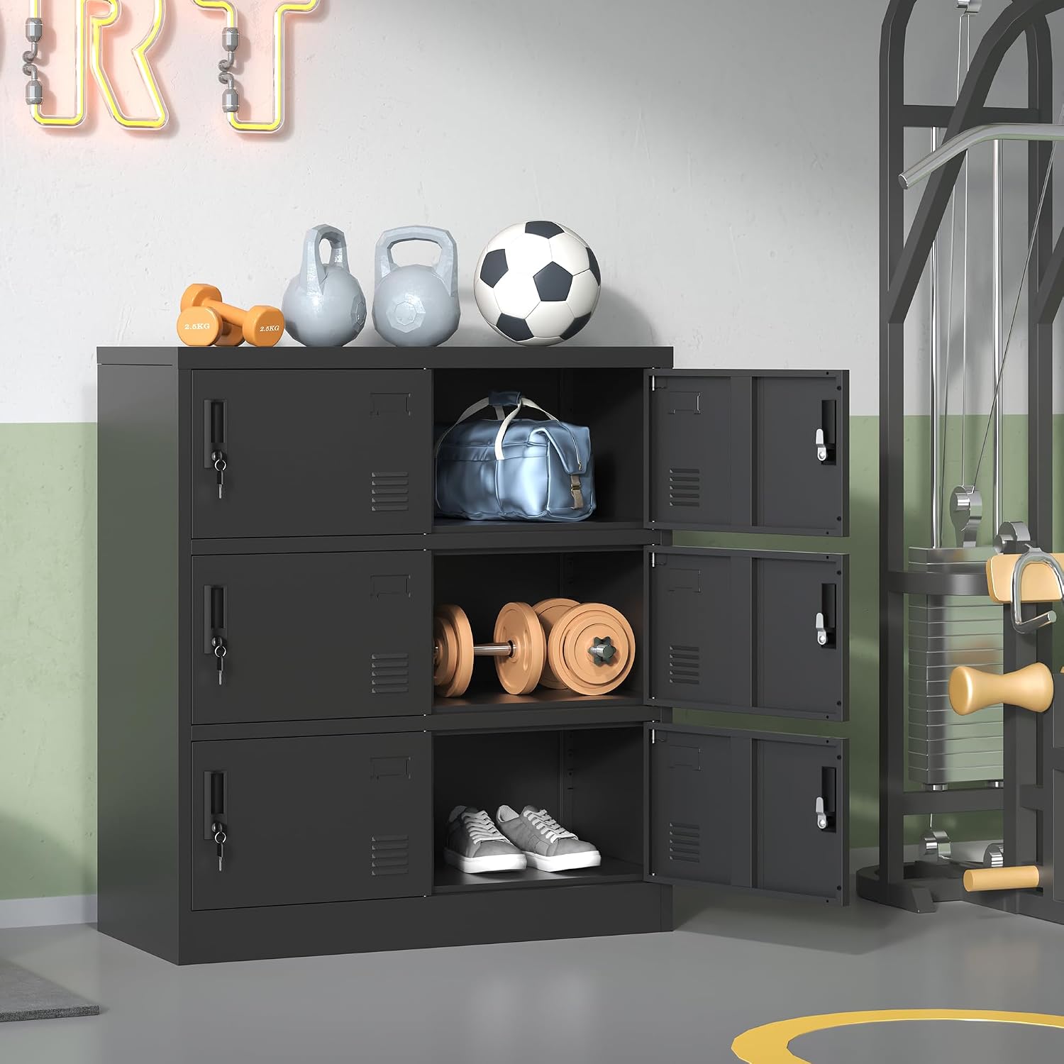 Armarios Metálicos para Emplea - Home Gym In Garage reseña y precio
