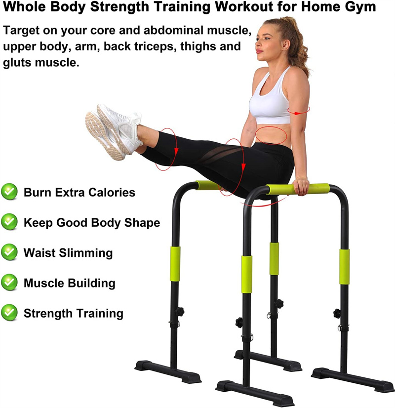 Soporte de empuje ajustable y  - Dip Station Parallel reseña y precio