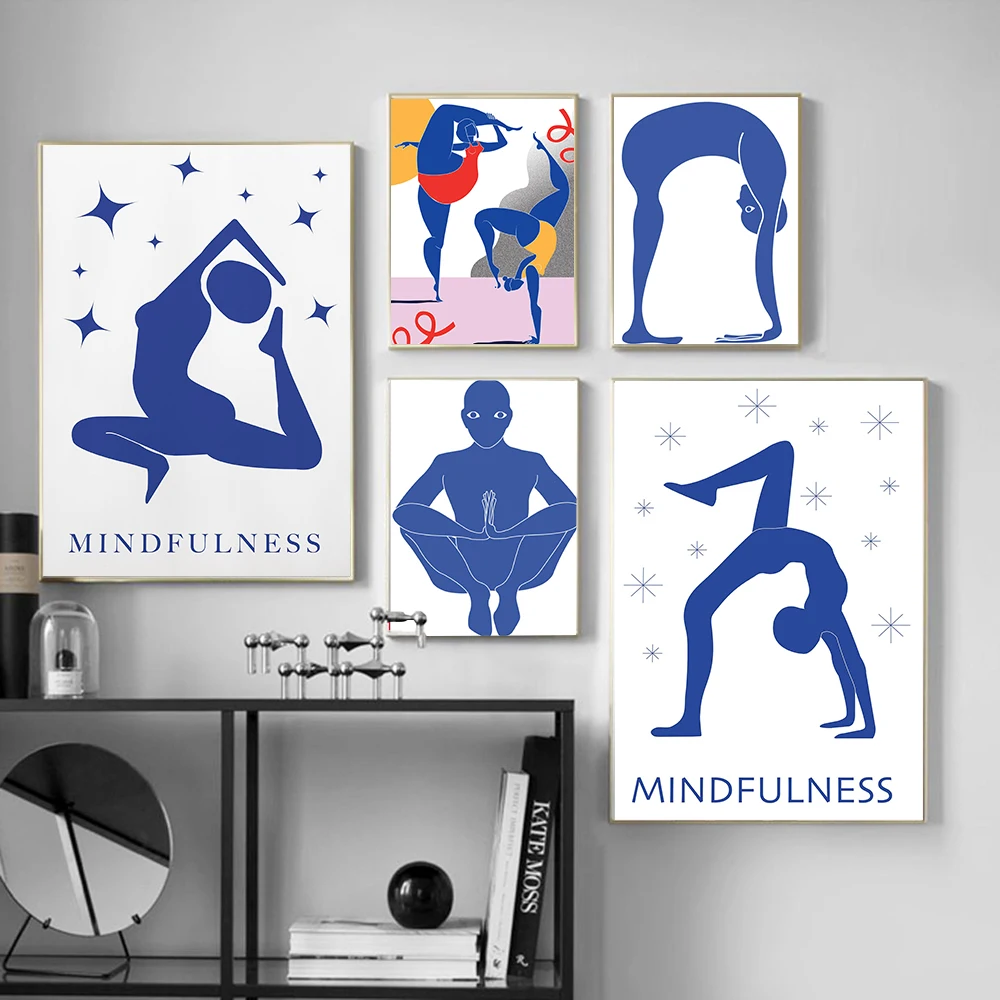Póster Abstracto de Posturas d - Home Gym Minimalist reseña y precio