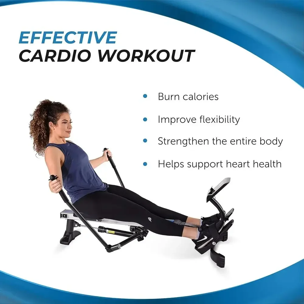 Máquina de remo hidráulica, re - Home Gym Resistance Machine reseña y precio